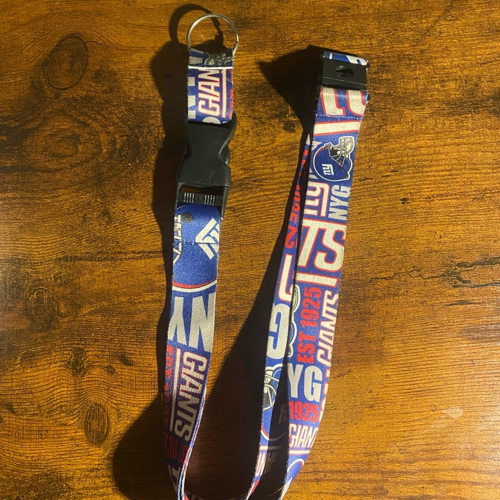 NFL Blue and Red Lanyard